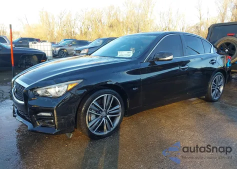 2016 Infiniti Q50 3.0T Premium/3.0T Sport from USA, damaged, VIN JN1EV7AR5GM341624